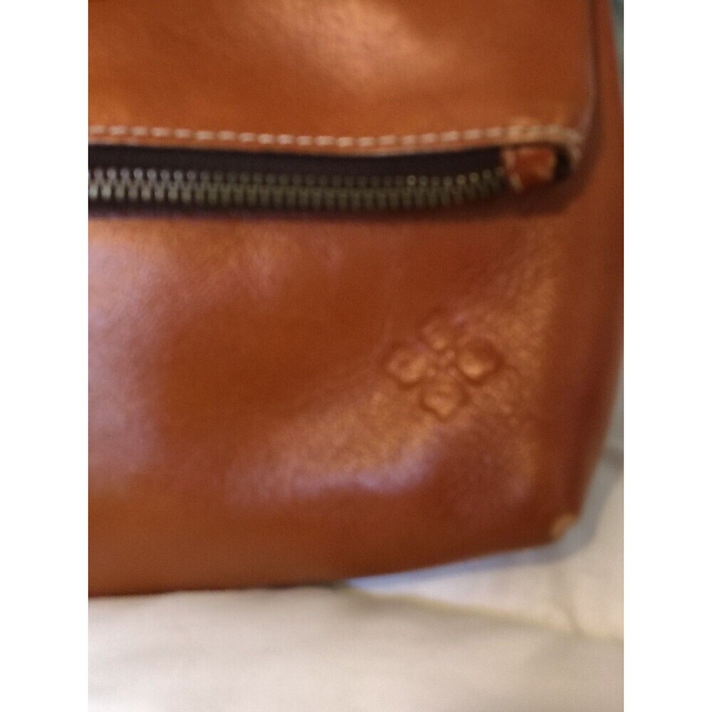 ​Patricia Nash Tan Leather Foldover Wristlet Clutch Bag — AS IS / READ DESC - Picture 2 of 16